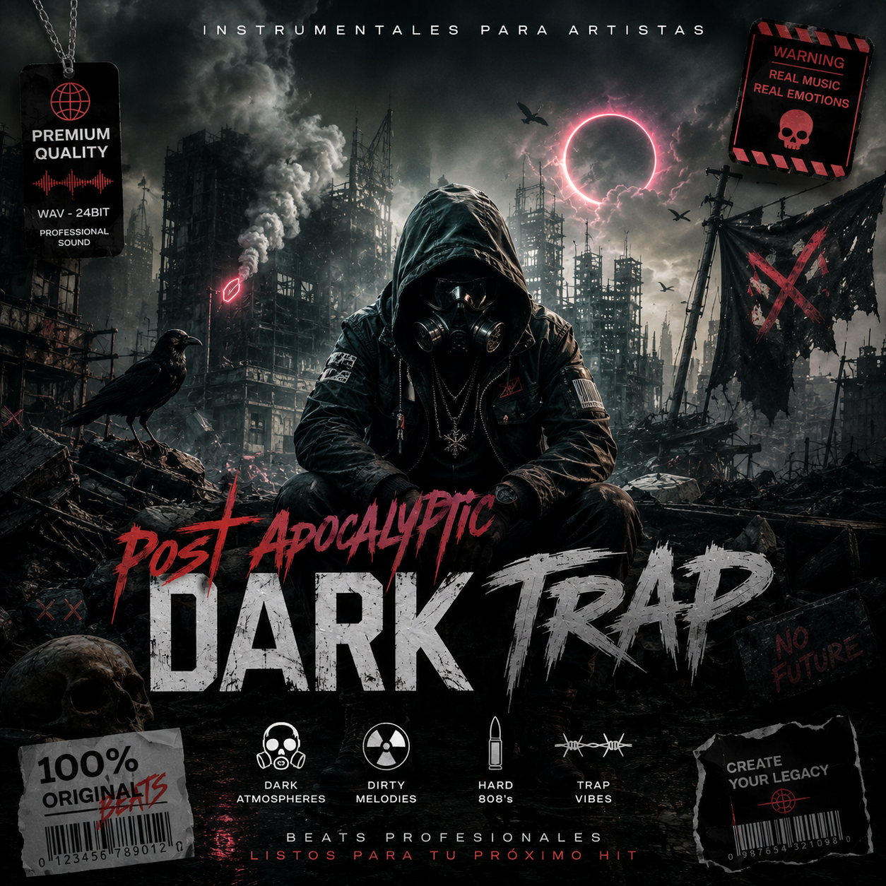 Wasteland Pulse Post Apocalliptic Dark Trap133 artwork